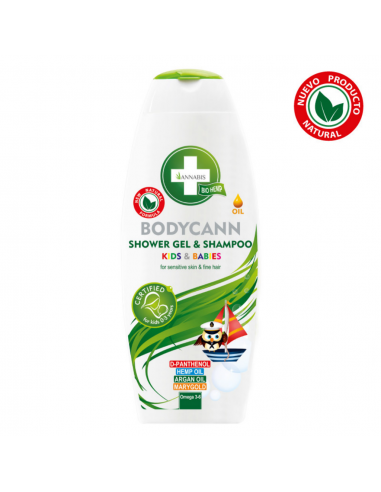 Annabis Bodycann Gel y Champu Niños 250ml - Imagen 1