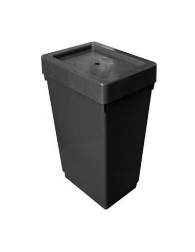 Autopot Tanque Negro 47L + Tapa ( con perforación para arandela 6mm, incluida) - Imagen 1