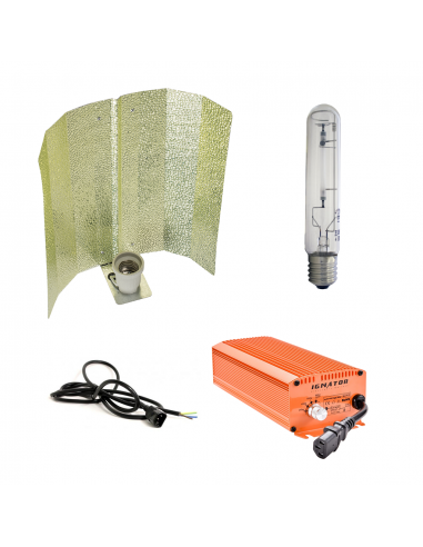 Kit 600W Reflector Stuco + Sylvania Grolux + Ignator BeastBox Electronico - Imagen 1