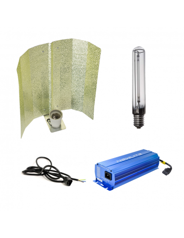 Kit 600W Reflector Stuco + Newlite HPS + Newlite E-Blue Electronico - Imagen 1