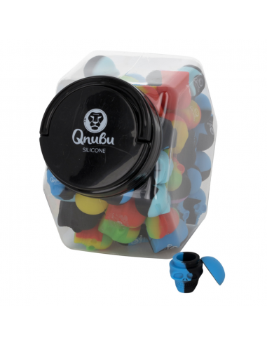 Bote Qnubu Silicone Calavera Mini 3ml (Display L 80Und) - Imagen 1