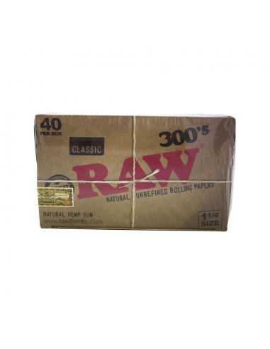 Papel de Fumar Raw Classic 1 1/4 (300 Papelillos) 40Und - Imagen 1