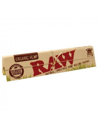 Papel de Fumar Raw Organic King Size Slim 50Und - Imagen 1