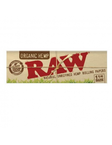 Papel de Fumar Raw Organic 1 1/4  24Und - Imagen 1