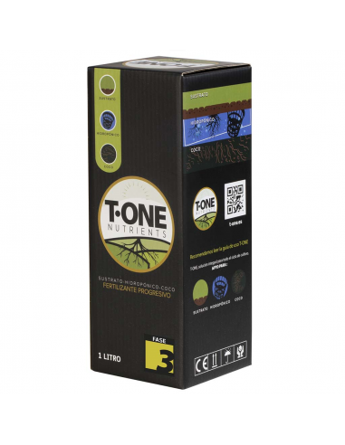 T-One Nutrients Fertilizante Progresivo Fase 3 Bag in Box - Imagen 1