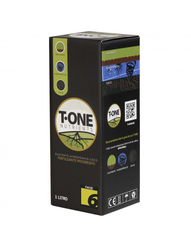 T-One Nutrients Fertilizante Progresivo Fase 6 Bag in Box - Imagen 1