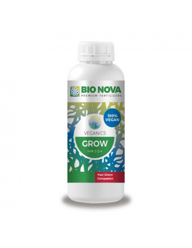 Bio Nova Veganics Grow (NPK 3-2-4) (1L a 20L) - Imagen 1