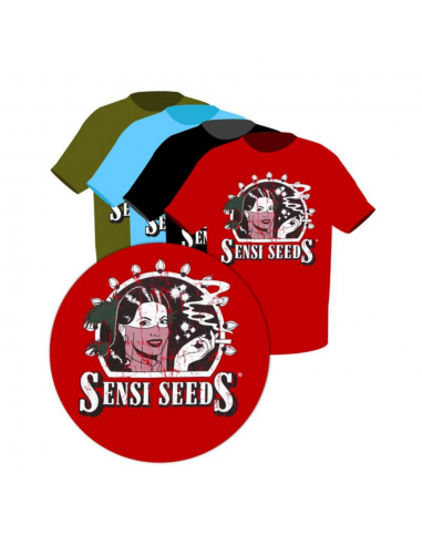 Camiseta Logo Original Azul Sensi Seeds - Imagen 1