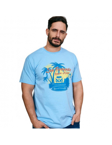 Camiseta San Fernando Azul Cielo Hombre (Talla M) - Imagen 1