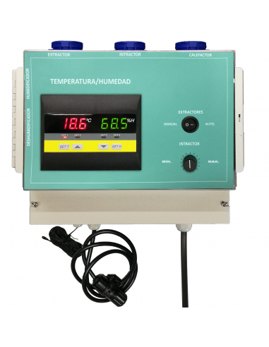 Controlador de Temperatura y Humedad Indoor Novatec - Imagen 1