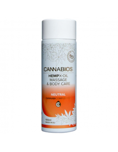 Cannabios Aceite De Masaje X-Oil  Neutral 100ml - Imagen 1